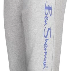 BEN SHERMAN Large Logo Hommes Pantalon De Jogging 0065219G-GRIS -Sportif Vêtements Magasin 0065219G GREY 4 1280x1280