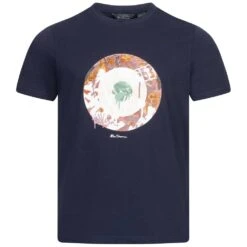 BEN SHERMAN Graffiti Target Hommes T-shirt 0073046MARIN