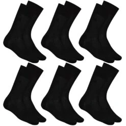 Calvin Klein Mélange De Soie Hommes Chaussettes 6 Paires 100001843-001