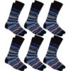 Calvin Klein Cotto Luxueux Hommes Chaussettes 6 Paires 100001928-008