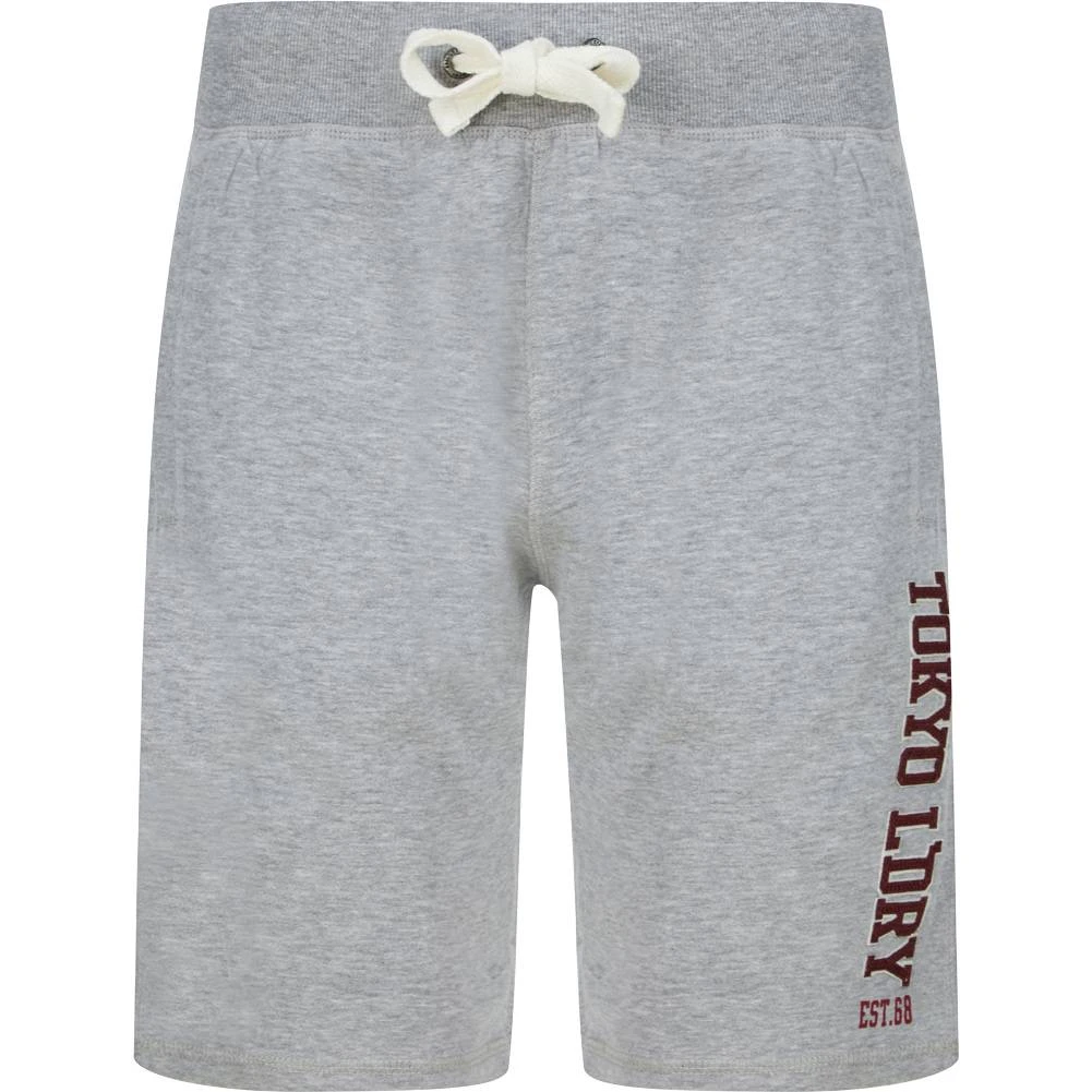 Tokyo Laundry Sports Dept Hommes Short En Sweat 1G18187 Gris Clair Chiné 1 Tokyo Laundry Sports Dept Hommes Short En Sweat 1G18187 Gris Clair Chiné