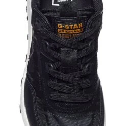 G-STAR RAW THEQ RUN Logo Mtc Femmes Sneakers 2211 004521 NOIR -Sportif Vêtements Magasin 2211 004521 BLK 3 1280x1280