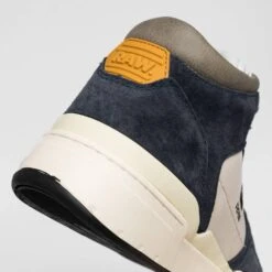 G-STAR RAW ATTACC Mid Hommes Sneakers En Nubuck 2212 040712 NVY -Sportif Vêtements Magasin 2212 040712 NVY 3 1280x1280