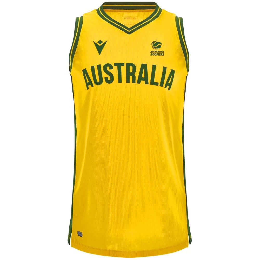Australie Ballon De Basket Macron Hommes Maillot Extérieur 58563040 1 Australie Ballon De Basket Macron Hommes Maillot Extérieur 58563040