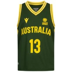 Australie Ballon De Basket Macron #13 MAGBEGOR Enfants Maillot 58564662