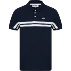 Le Shark Saltwell Hommes Polo 5X17856DW-Sky-Captain-Navy