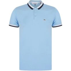Le Shark Varndell Hommes Polo 5X202121DW-Blue-Bell