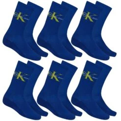 Calvin Klein Jean Hommes Chaussettes 6 Paires 701218732-004