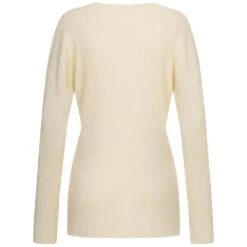 LACOSTE Flat Rib Crewneck Femmes Pull AF3145-CBQ -Sportif Vêtements Magasin AF3145 CBQ 3 1280x1280