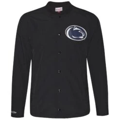 Mitchell & Ness Penn State University Hommes Veste Coach BFJKAJ18027-PENBLCK
