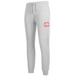 Ecko Unltd. Cana Hommes Pantalon Polaire De Survêtement ESK04738 Gris Chiné