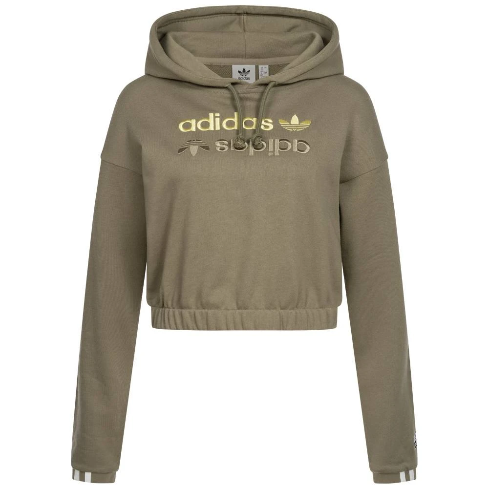Adidas Originals Reveal Your Voice Cropped Femmes Sweat à Capuche GD3065 1 Adidas Originals Reveal Your Voice Cropped Femmes Sweat à Capuche GD3065