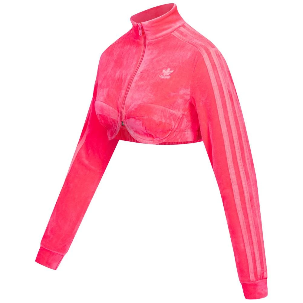 Adidas Originals X Jeremy Scott Cropped Femmes Veste H50967 2 Adidas Originals X Jeremy Scott Cropped Femmes Veste H50967 – Image 2