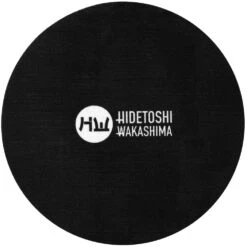 HIDETOSHI WAKASHIMA "Osaka" Tapis ⌀ 75cm Noir