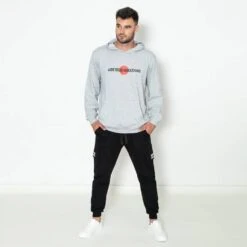 HIDETOSHI WAKASHIMA "1st" Hommes Sweat à Capuche Oversize Gris -Sportif Vêtements Magasin HW 7 3 1280x1280