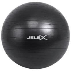 JELEX Ballon De Yoga Et Fitness Avec Pompe 65cm Noir