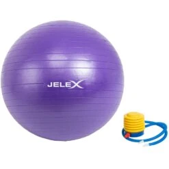 JELEX Ballon De Yoga Et Fitness Avec Pompe 65cm Violet -Sportif Vêtements Magasin JLX 22 2 1280x1280