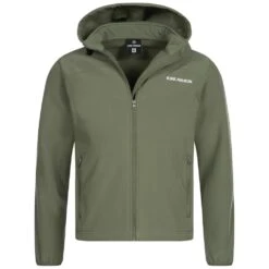 KIRKJUBØUR® "Hestur" Hommes Veste SOFTSHELL 10 000 Mm Tête Hydrostatique Vert