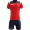 Zeus Kit Vesuvio Ensemble De Foot 2 Pièces Navy Rouge