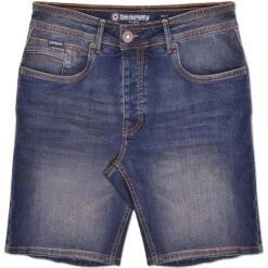 Lambretta Stafford Hommes Short En Jean LAM7625-TEINTE