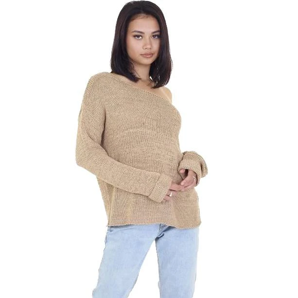 BRAVE SOUL Health Femmes Pull LK-248SANTÉ TAUPE 1 BRAVE SOUL Health Femmes Pull LK-248SANTÉ TAUPE