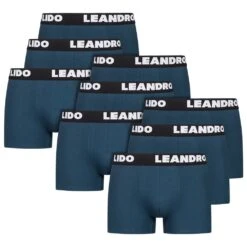 LEANDRO LIDO "Ravello" Hommes Boxer-short Lot De 9 Bleu