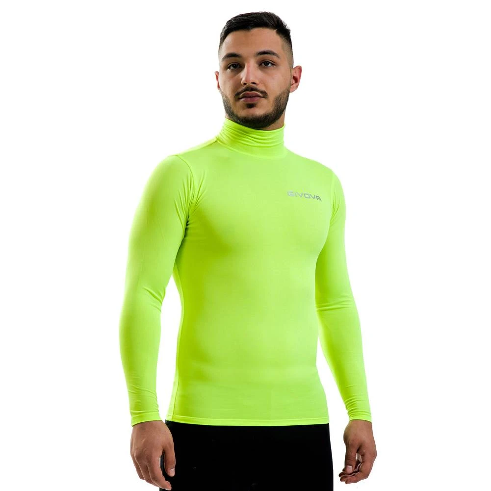 Givova Baselayer Corpus 3 Haut Technique Avec Col Jaune Fluo 1 Givova Baselayer Corpus 3 Haut Technique Avec Col Jaune Fluo