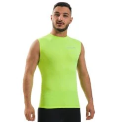 Givova Corpus 1 Haut De Sport Sans Manches Jaune Fluo