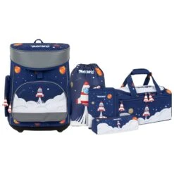 MUWO "Lil Elon" Enfants Cartable Ensemble 5 Pcs.