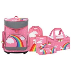MUWO "Lil Unicorn" Enfants Cartable Ensemble 5 Pcs.