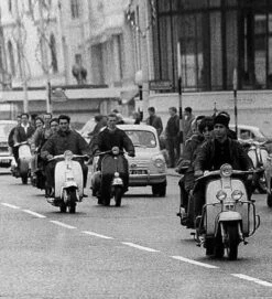 Lambretta Striped Hommes T-shirt SS0017-DK BLEU -Sportif Vêtements Magasin SS0017 DK BLU 3 1280x1280