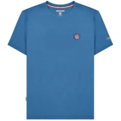 Lambretta Badge Logo Hommes T-shirt SS3002-DK BLEU