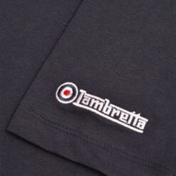 Lambretta Badge Logo Hommes T-shirt SS3002-MARINE -Sportif Vêtements Magasin SS3002 NAVY 4 1280x1280