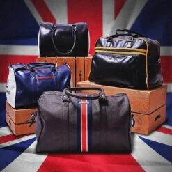 Lambretta Retro Sports Bag Sac 23x40x25 T20064S-BLK/BLANC -Sportif Vêtements Magasin T20064S BLK WHT 3 1280x1280