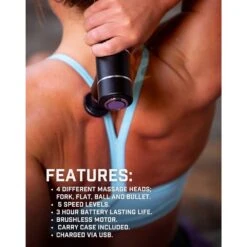 Urban Fitness Mini Pistolet De Massage UFA623 -Sportif Vêtements Magasin UFA623 5 1280x1280