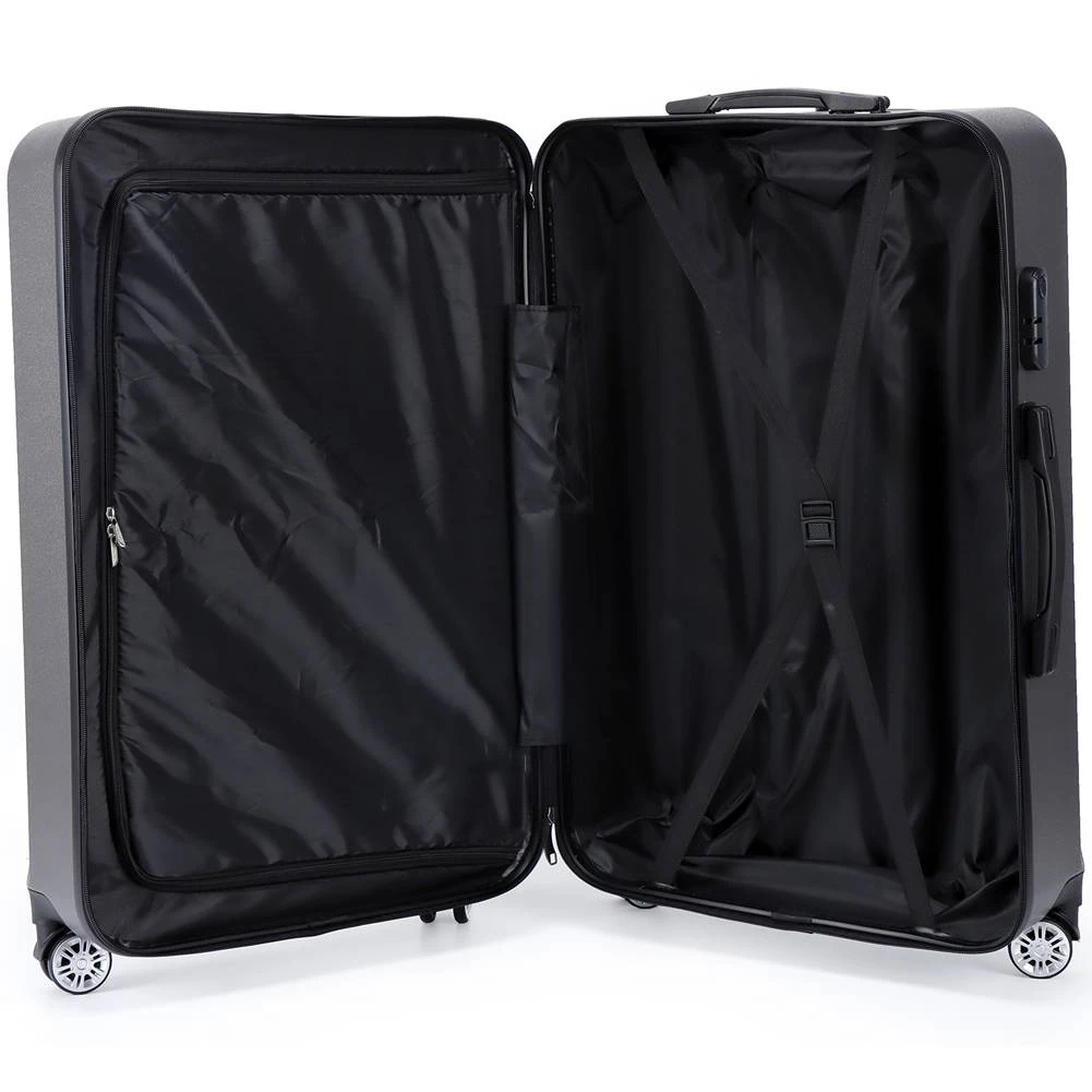 VERTICAL STUDIO "Bergen" 24" Valise Gris Avec Sangle De Bagage GRATUITE 6 VERTICAL STUDIO "Bergen" 24" Valise Gris Avec Sangle De Bagage GRATUITE – Image 6